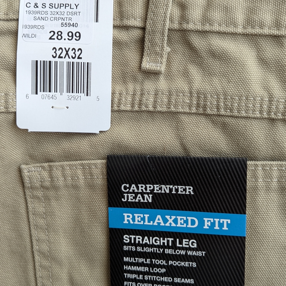 Dickies Sand Relaxed Fit Carpenter Jeans